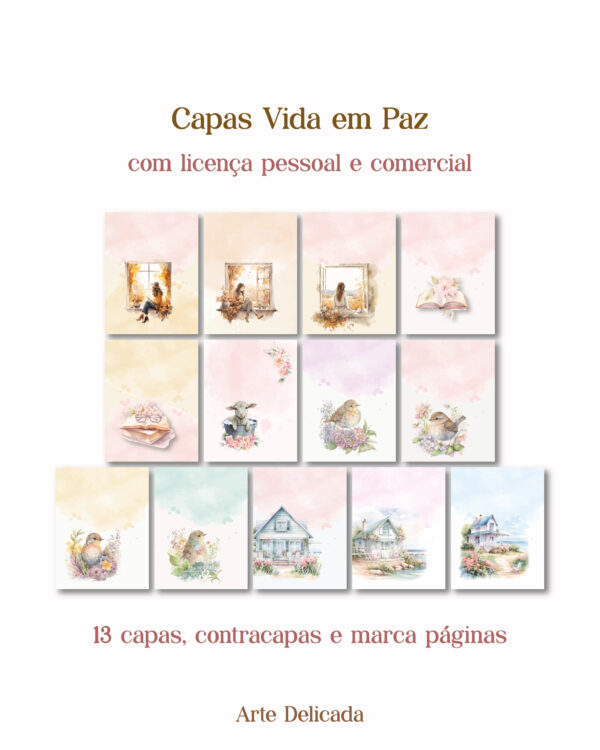 Pack de Capas - Vida em Paz