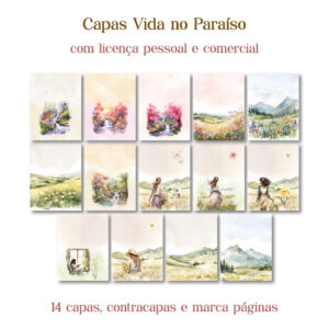 Pack de Capas - Vida no Paraíso