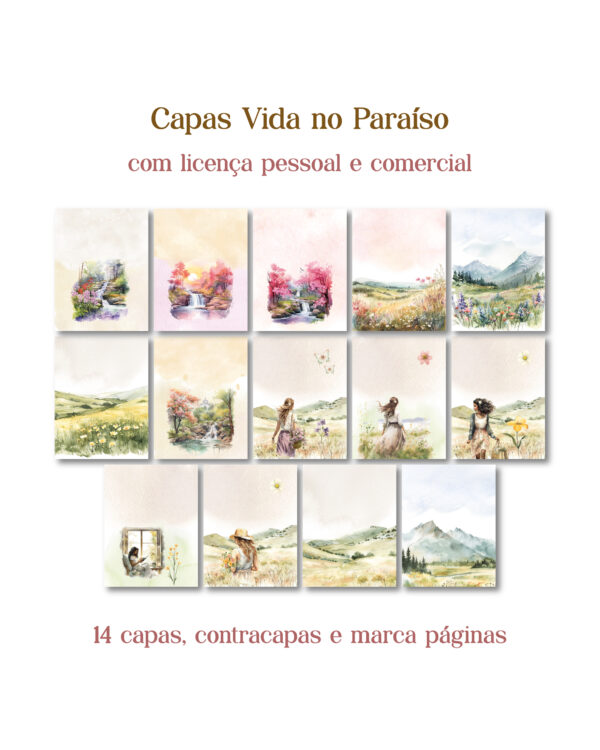 Pack de Capas - Vida no Paraíso